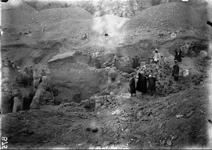 Excavations in the mountain
