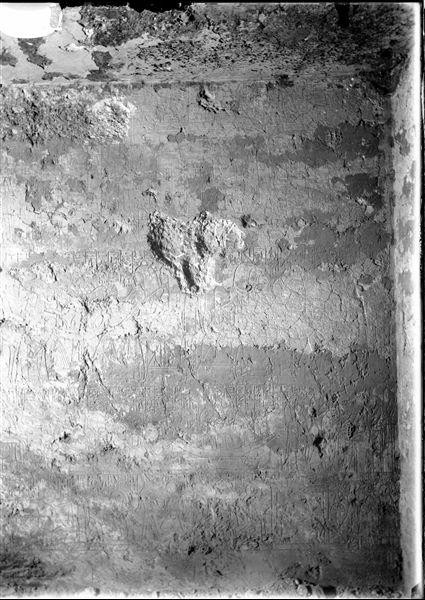 Parete laterale dell’anticamera della tomba di Khabekhnet (TT2). Sono visibili quattro registri, di carattere votivo e cultuale. 