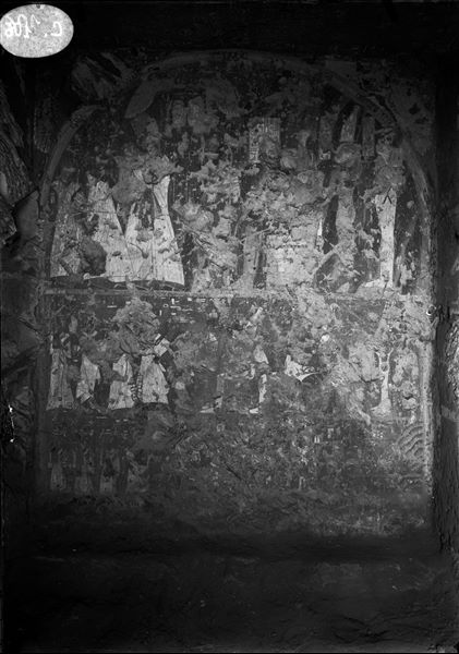West wall of chapel chamber of TT7, the tomb of Ramose