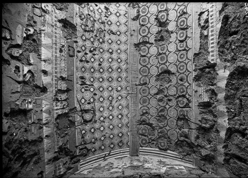 The ceiling decoration from the funerary chapel of Kha and Merit. Schiaparelli excavations.