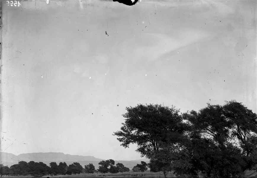 Paesaggio presumibilmente di Assuan. Scavi Schiaparelli.