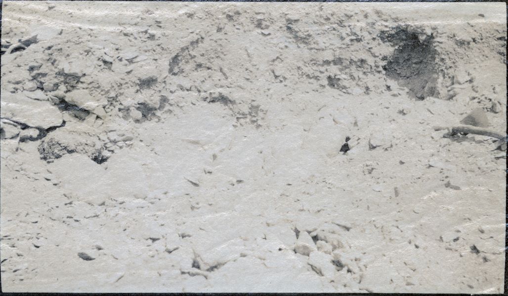 Fotografia di scavo nella necropoli di Giza, da parte della Missione Archeologica Italiana, nel 1903. Scavi Schiaparelli. 