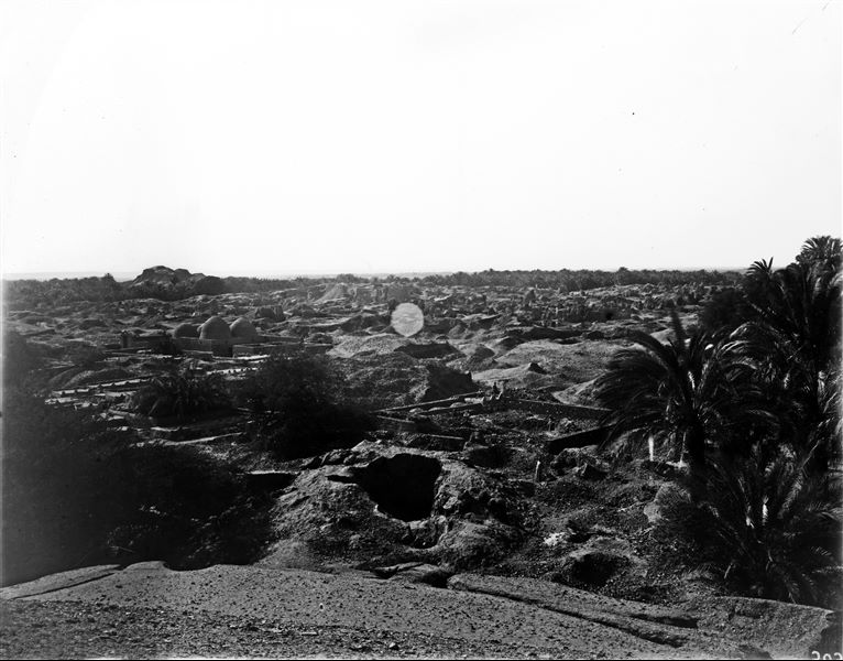 Excavation area of the site. Schiaparelli excavations. 