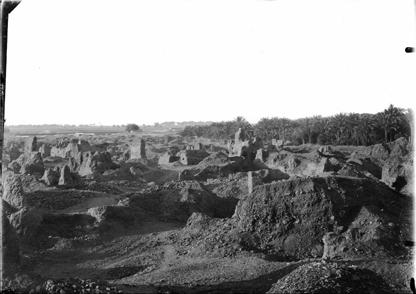 Excavation area of the site. Schiaparelli excavations. 