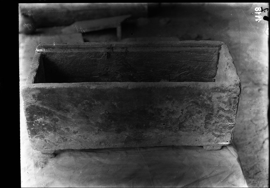 Small wooden box, perhaps for a child’s burial. Schiaparelli excavations. 
