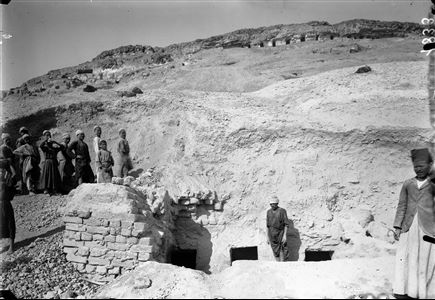 Excavations in the mountain