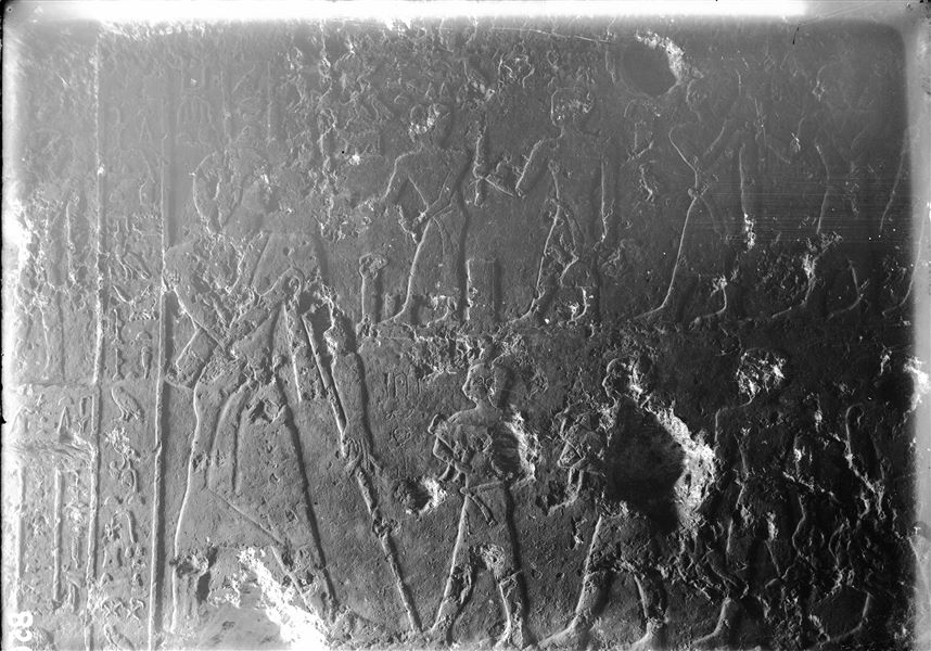 Tomb of Kaikhent (A2), chapel, west side, section c, left side. Schiaparelli excavations. 