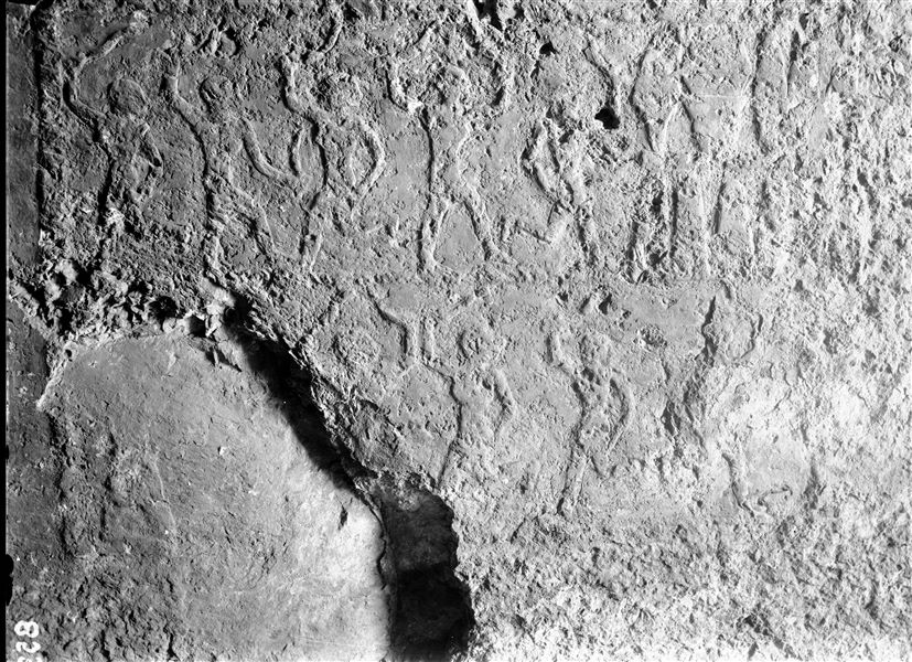 Tomb of Kaikhent (A3), chapel, east side, section a, third register from the top. Schiaparelli excavations.