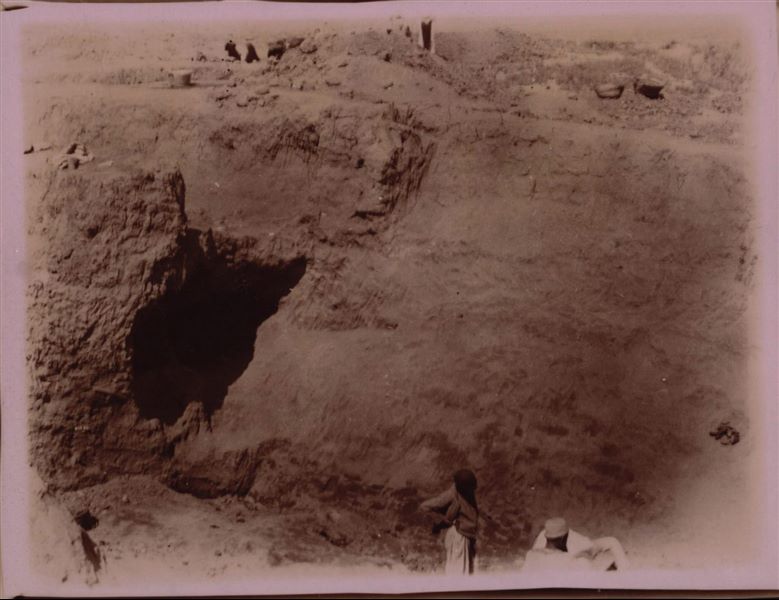 Excavations of the rock-cut tombs at Qau el-Kebir. Schiaparelli excavations.